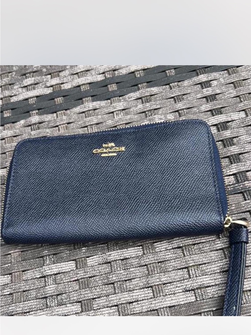 Coach navy wallet